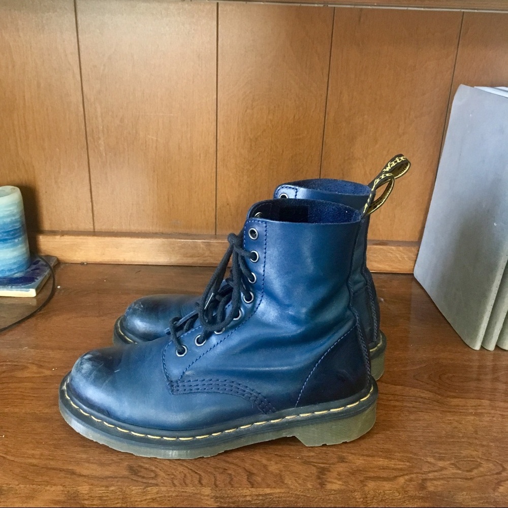 Navy blue Dr. Martens